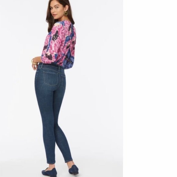NYDJ Ami Skinny Jeans Blue Size 10 - Picture 10 of 10